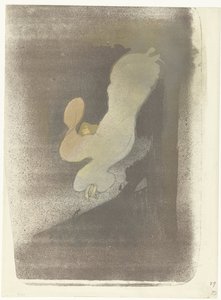 Porträt der Tänzerin Loie Fuller während eines Auftritts