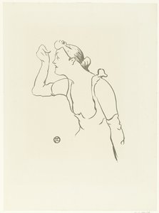 Porträt der Sängerin Paula Brebion von Henri de Toulouse Lautrec