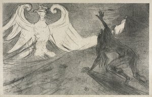 Projekt für Frontispiz zu: Am Fuße des Sinai, 1898
