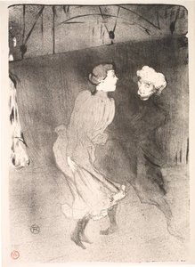 Generalprobe im Folies Bergère, Emilienne d