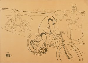 Der Radfahrer Michael, 1896 von Henri de Toulouse Lautrec