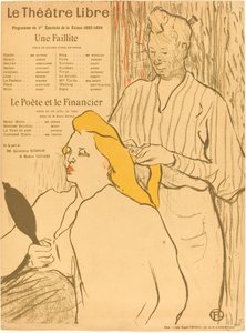 Der Friseur - Programm für das Théâtre-Libre