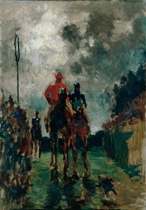 Die Jockeys von Henri de Toulouse Lautrec