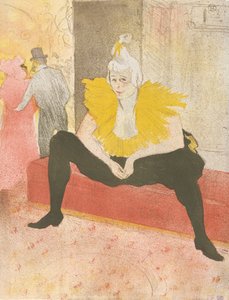 Die sitzende Clownin Mademoiselle Cha-u-ka-o aus der Serie Elles, 1896