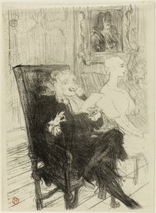 Truffier und Moreno, in Les Femmes Savantes von Henri de Toulouse Lautrec