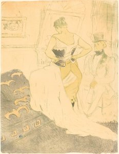 Frau im Korsett von Henri de Toulouse Lautrec