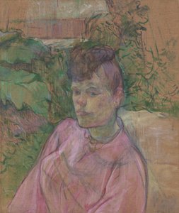 Frau im Garten von Monsieur Forest, 1889-91