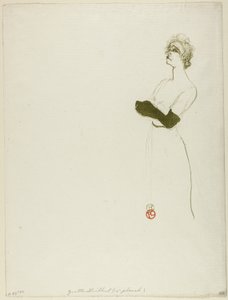 Yvette Guilbert von Henri de Toulouse Lautrec