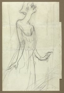 Yvette Guilbert singt von Henri de Toulouse Lautrec