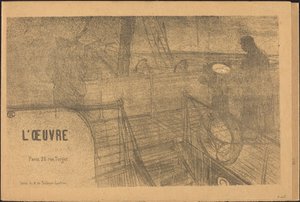 Prospektprogramm des Werks von Henri de Toulouse Lautrec, Félix Vallotton, Antonio