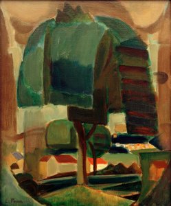 Landschaft von Henri Victor Gabriel Le Fauconnier
