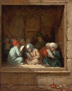 Eine türkische Schulklasse, 1870 von Henriette Browne