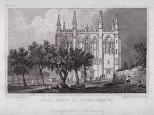 Westfassade der Selby Kirche von Henry (after) Gastineau