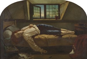 Tod von Chatterton von Henry (after) Wallis