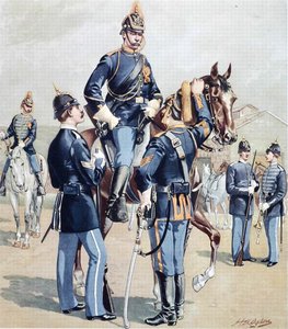 US-Kavallerie und Infanterie, Paradeuniform