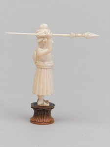 Schwarzer Bauer, Schachfigur, Indien