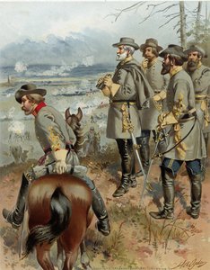 Gen. Robt. E. Lee in Fredericksburg, 13. Dez. 1862, veröffentlicht 1900