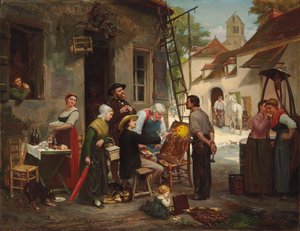 Ein neues Schild für das alte Gasthaus, 1870