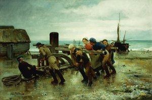 Ein Schiff schleppen