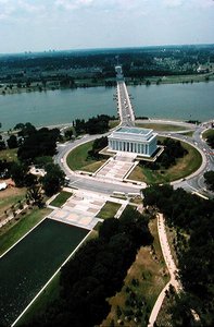 Lincoln Memorial, erbaut 1915-22 von Henry Bacon