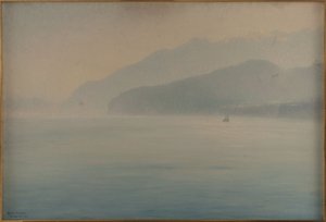 Küste von Sorrent, Blau und Silber