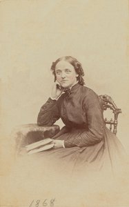Carte-de-visite Porträt von Sally Cadwallader Ely, 1862-1869