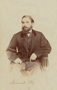 Carte-de-visite Porträt von Samuel Ely, 1862-1869 von Henry C. Phillips