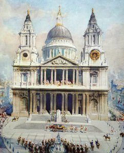 Silbernes Jubiläum von König George V. in der St. Paul