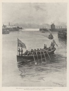 König Edward VII. in Dänemark, Seine Majestät landet am 8. September in Helsingör