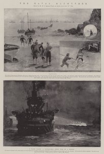 Die Marine-Manöver