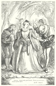 Verlorene Liebesmüh von Henry Courtney (after) Selous