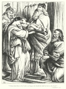 Die Präsentation von Samuel (Gravur)