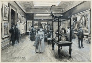 Innenansicht der Kunstgalerie