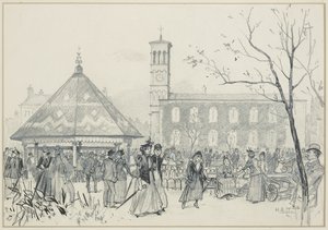 Samstagnachmittag in Ardwick Green von Henry Edward Tidmarsh