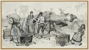 Koksverkauf bei den Gaswerken von Henry Edward Tidmarsh