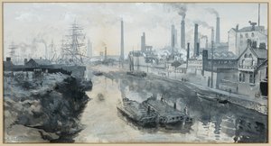 Der Irwell bei Ordsall, Worrall