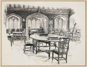 Der Lesesaal, Chetham College von Henry Edward Tidmarsh