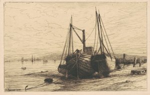 In der Bucht von New York von Henry Farrer