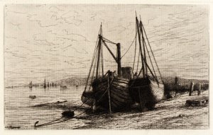 In der Bucht von New York von Henry Farrer