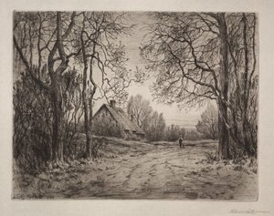 Winterabend von Henry Farrer