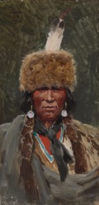 Häuptling Ogallala Fire, 1902 von Henry Francois Farny