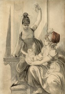 Mutter und ihre Familie auf dem Land von Henry Fuseli