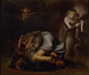 Hexenszene, aus The Masque of Queens von Ben Jonson von Johann Heinrich Füssli