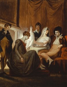 Die Zeitung auf dem Land, 1806-7 von Johann Heinrich Füssli