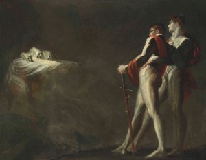 Die drei Hexen erscheinen Macbeth und Banquo