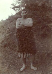Maori-Studie, ca. 1910 (Silbergelatineabzug)