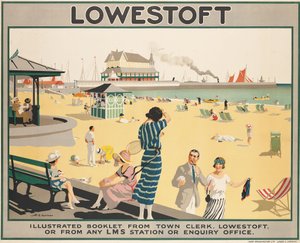 Plakatwerbung für Lowestoft