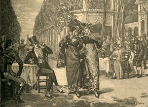 Schönlinge und Schönheiten der Regency-Periode, frühes 19. Jahrhundert, ca. 1890 von Henry Gillard Glindoni