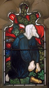 Alnwick, St Michael und St Paul, James Powell & Sons, Henry Holiday, Moses und der brennende Dornbusch von Henry Holiday