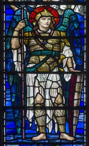 Buckland, St Mary, Lowndes & Drury, Henry Holiday, Der Erzengel St. Michael, 1918 von Henry Holiday